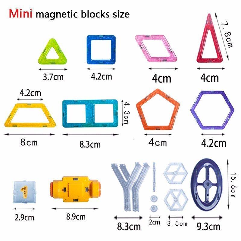 Magikks Magnetic Blocks 118 Pcs