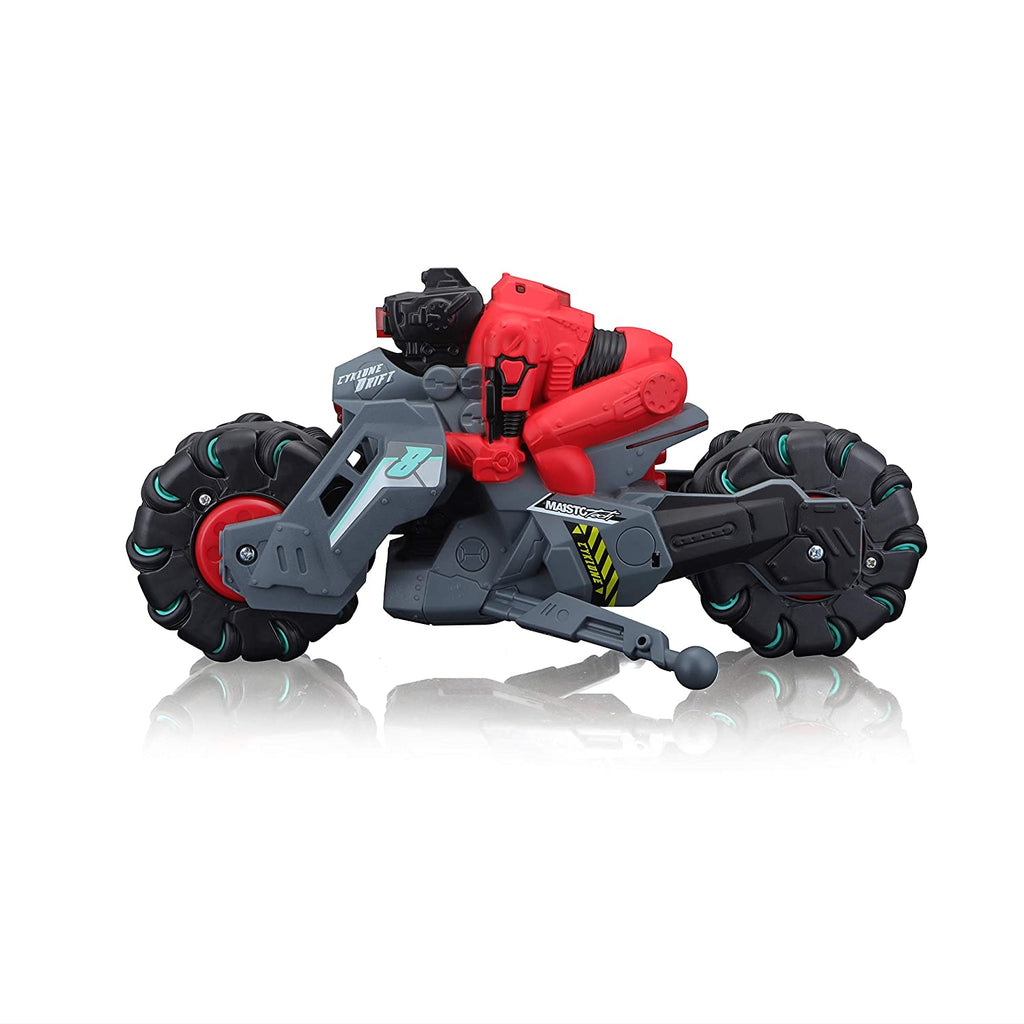 Maisto R/C Cyklone Drift Car with Remote Control Black/Red Age- 5 Years & Above