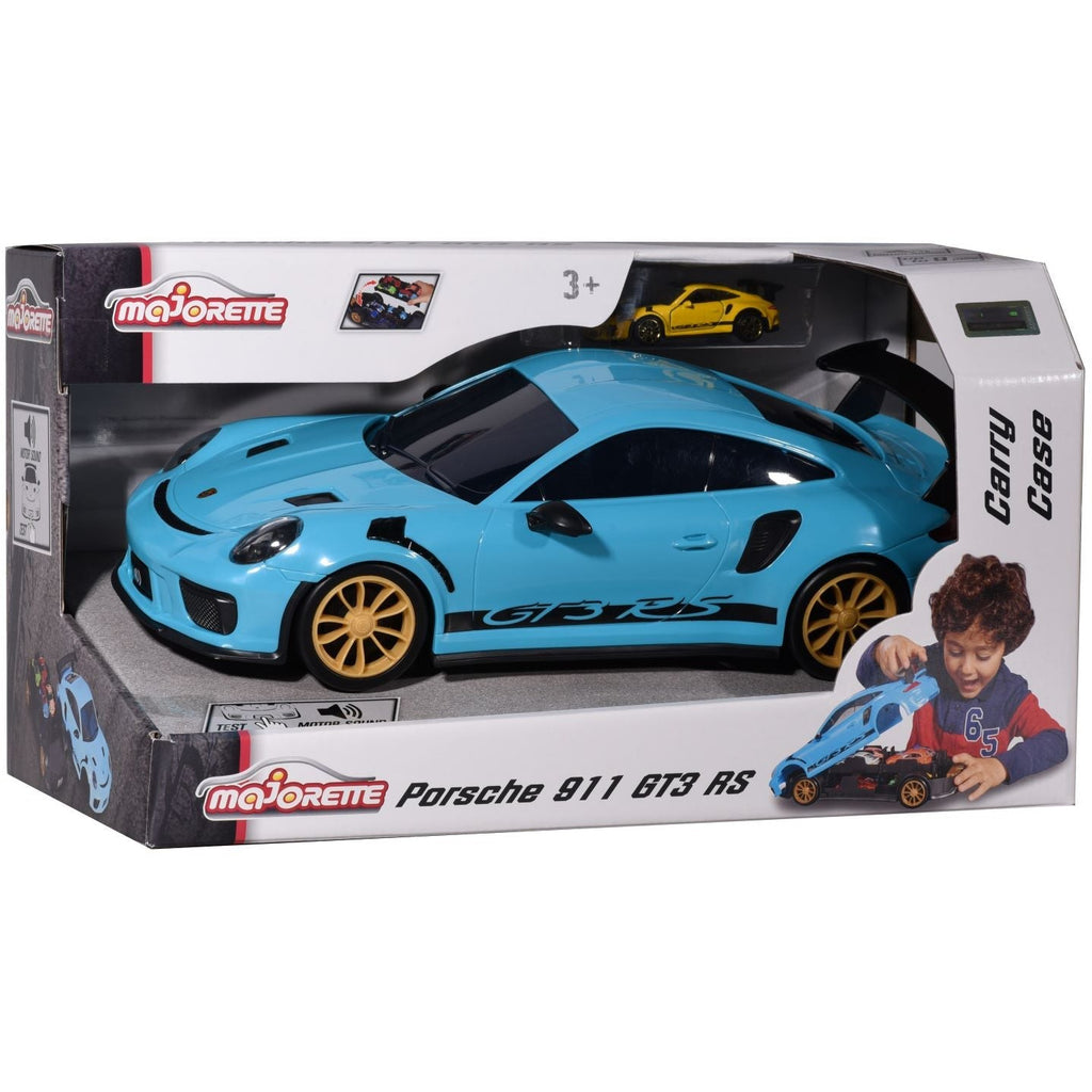 Majorette - Porsche 911 Gt3 Rs Carry Case + 1 Car Multicolor Age-3 Years & Above