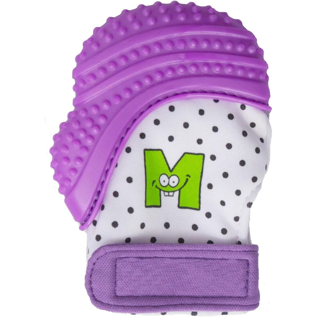 Malarkey Kids Munch Mitt Polka Dots Purple Age- 3 Months & Above