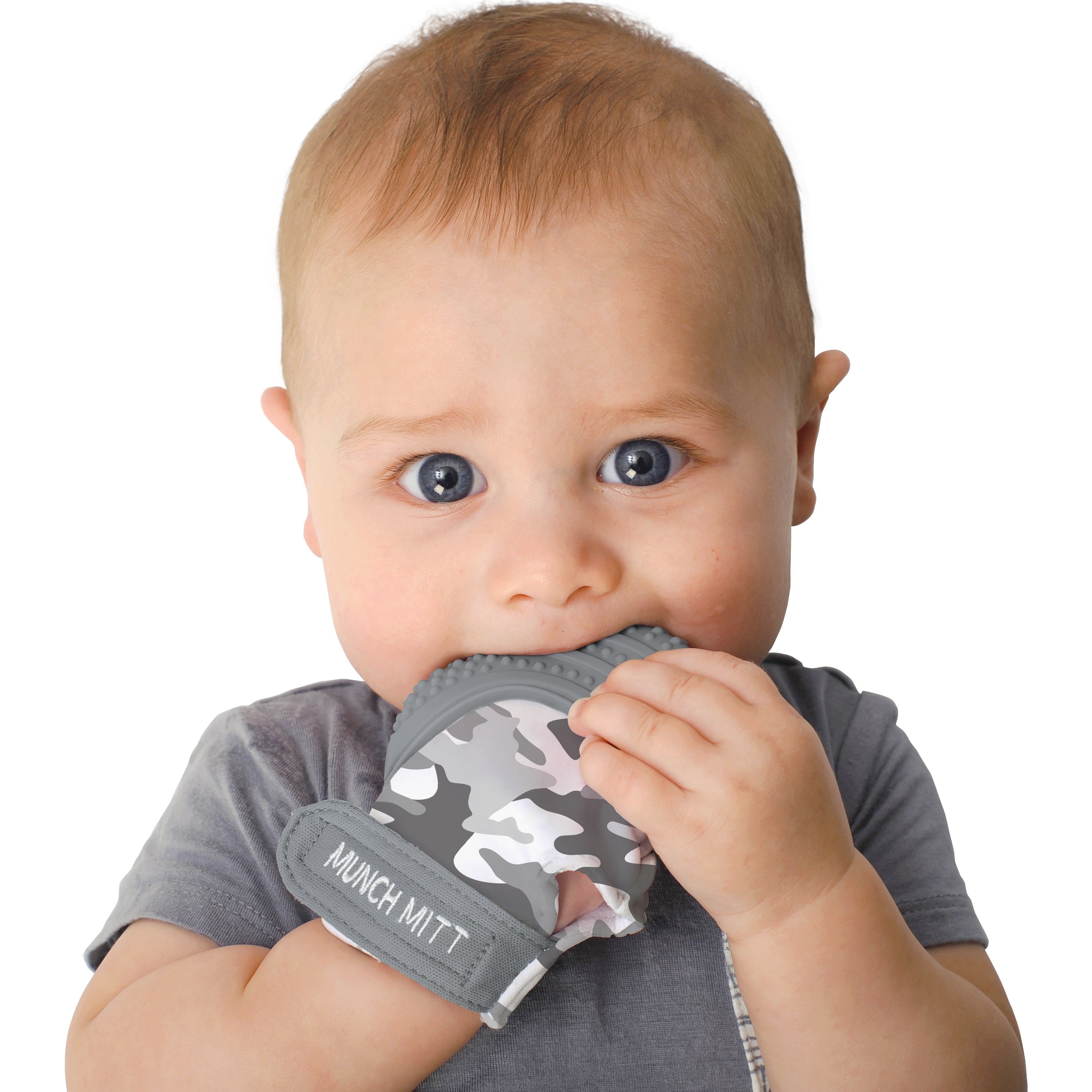 Malarkey Munch Mitt Camo Multicolor Age 3 Months Above Peekaboo