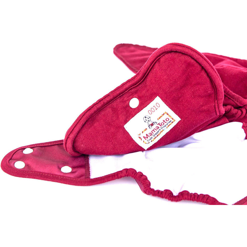 Mamatoto 100% Cotton Absorber Red Age- Newborn & Above