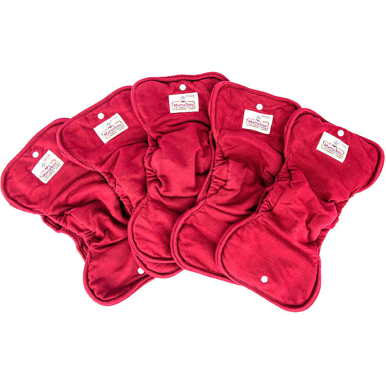 Mamatoto 100% Cotton Absorber Red Age- Newborn & Above
