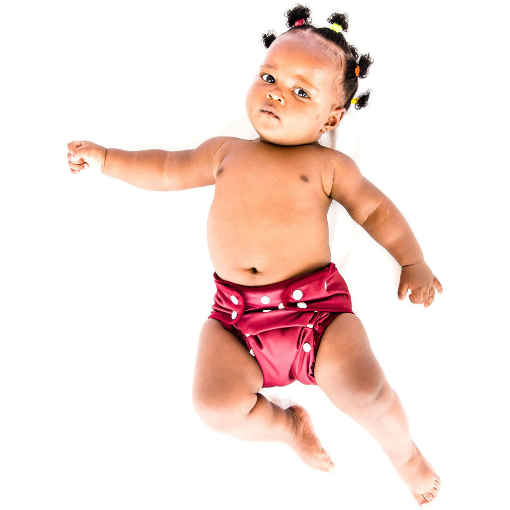 Mamatoto Cloth Diaper Cover Red Age- 4 Months to 3 Years