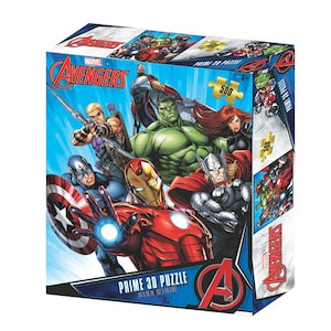 Marvel Avengers - 200 Pieces 3D Puzzles Age-5 Years & Above