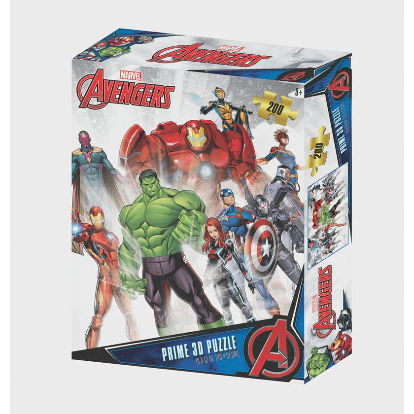 Marvel Avengers 200 Pieces 3D Puzzles (46 x 37 cm) Age-5 Years & Above