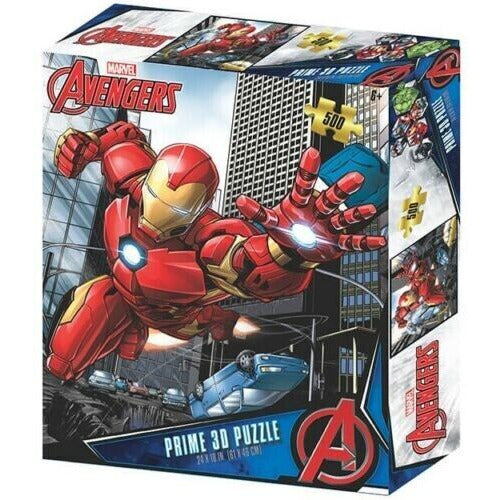 Marvel Avengers Iron Man 500 Pieces 3D Puzzles (61 x 46 cm)  Age-6 Years & Above