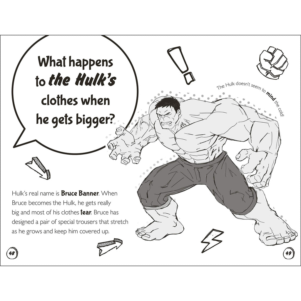 Marvel Can The Hulk Lift a House?: And 50 more Super Questions for Super Heroes