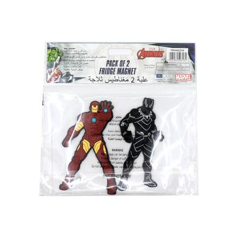 Marvel Ironman Pack Of 2 Soft Pvc Fridge Refrigerator Magnet Kids