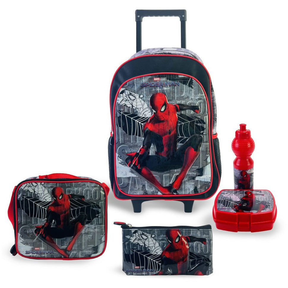 Marvel Spider-Man Friendly Neighborhood 18 Inch 5-in-1 Trolley Box Set Multicolor Age- 3 Years & Above