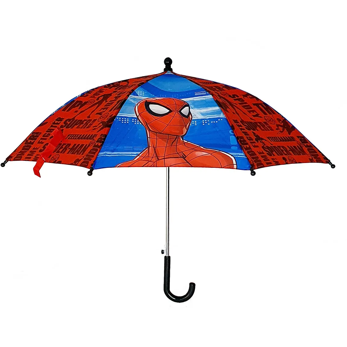 Marvel Spiderman Kids 16 Inch Automatic Umbrella Kids Peekaboo