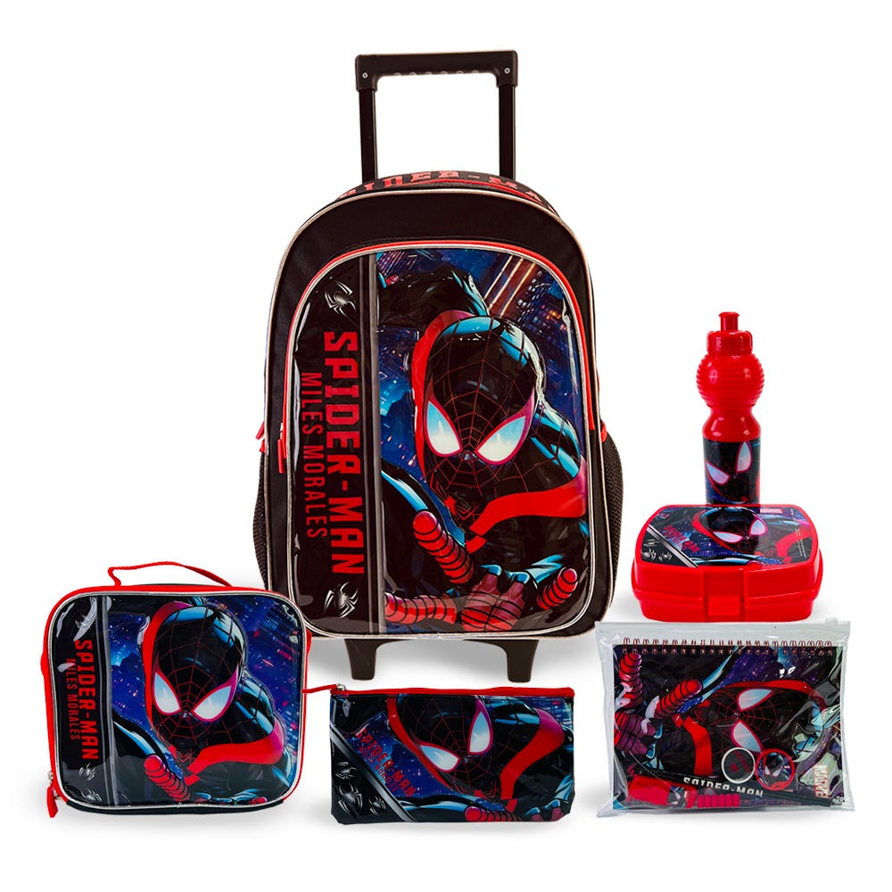 Marvel Spiderman Not Ordinary Hero 18" 6In1 Trolley Box Set Age- 3 Years & Above