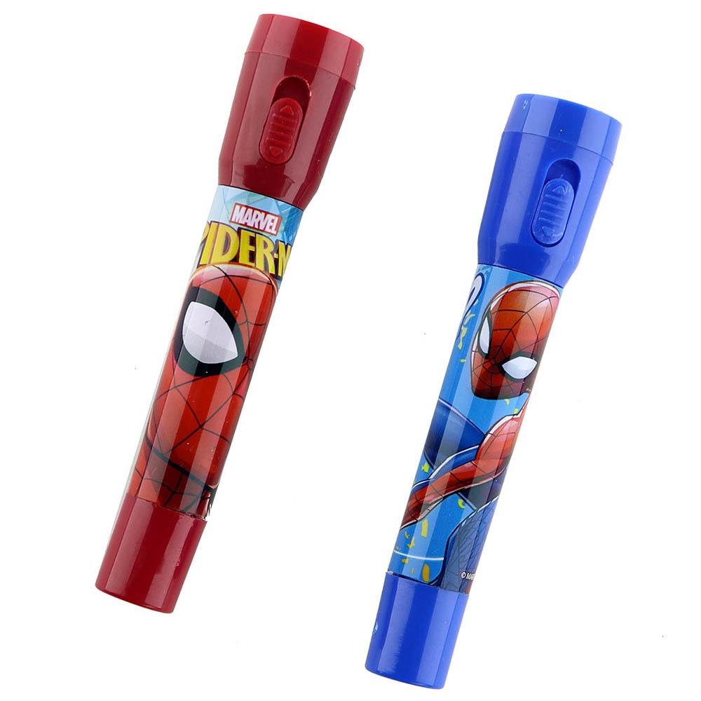 Marvel Spiderman Set Of 2 Pens With Flashlight Kids