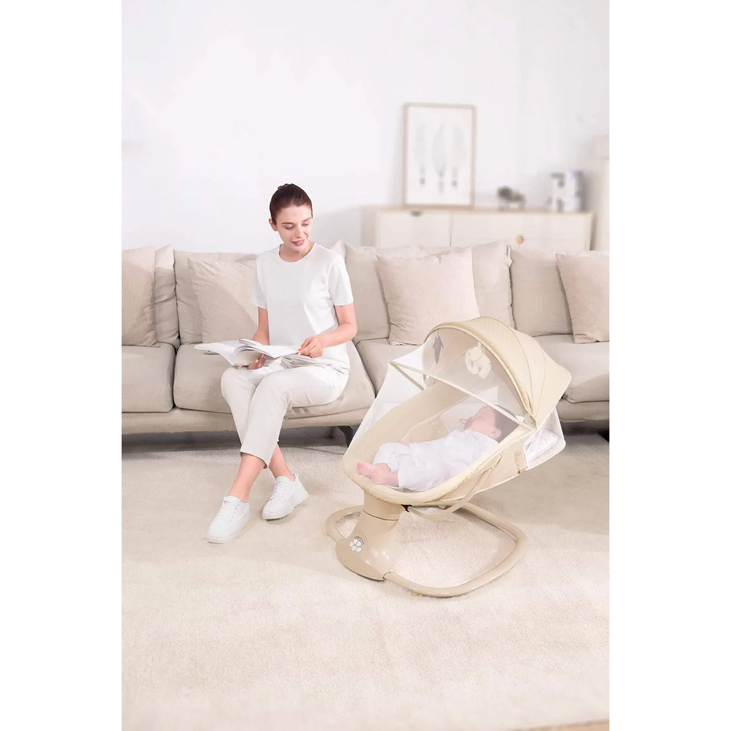 Mastela 3 In 1 Deluxe Multi-Functional Bassinet Beige Age- Newborn to 24 Months(Holds from 3 Kgs upto 18 Kgs)