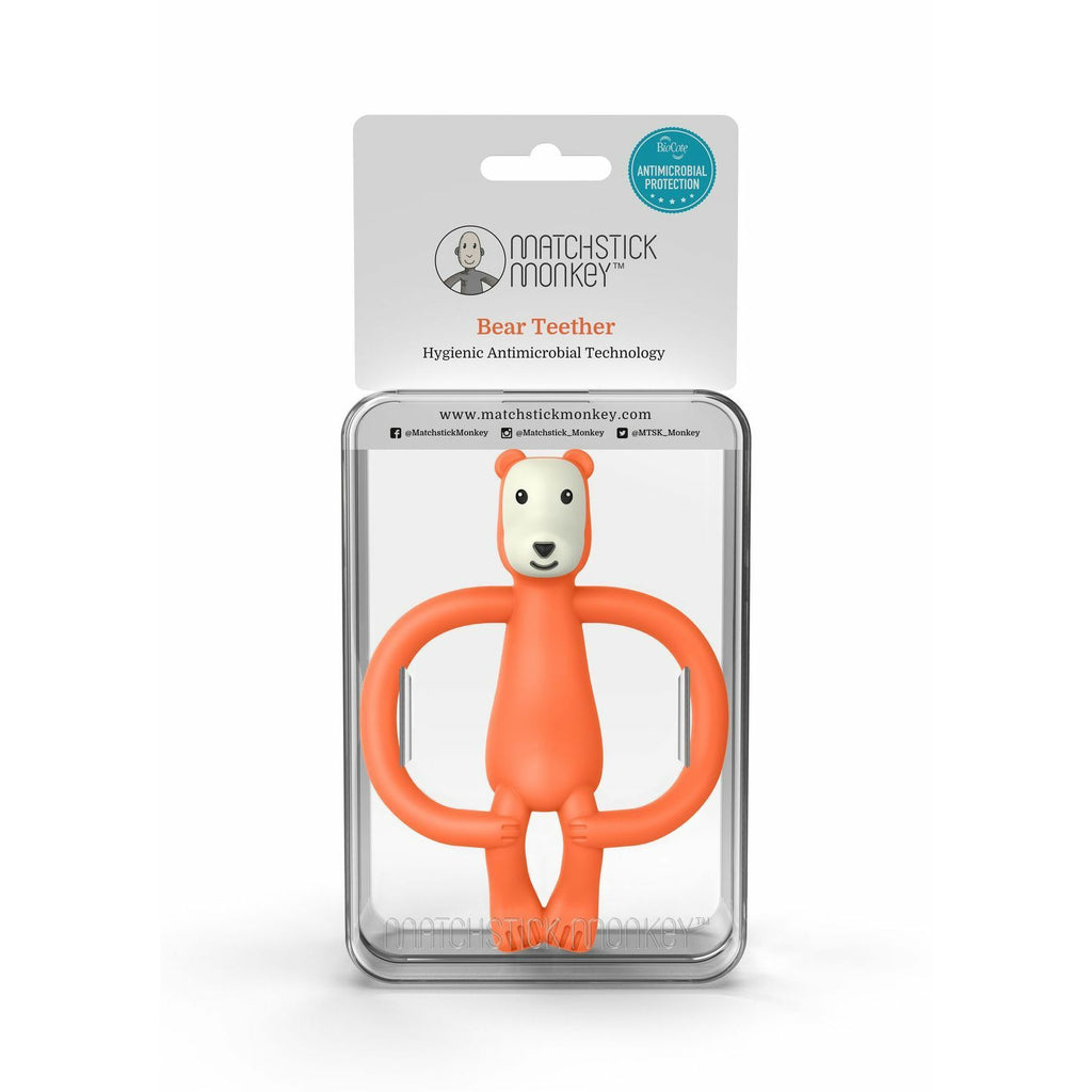 Matchstick Monkey Animal Teether Bramble Bear Age 3M+ Unisex
