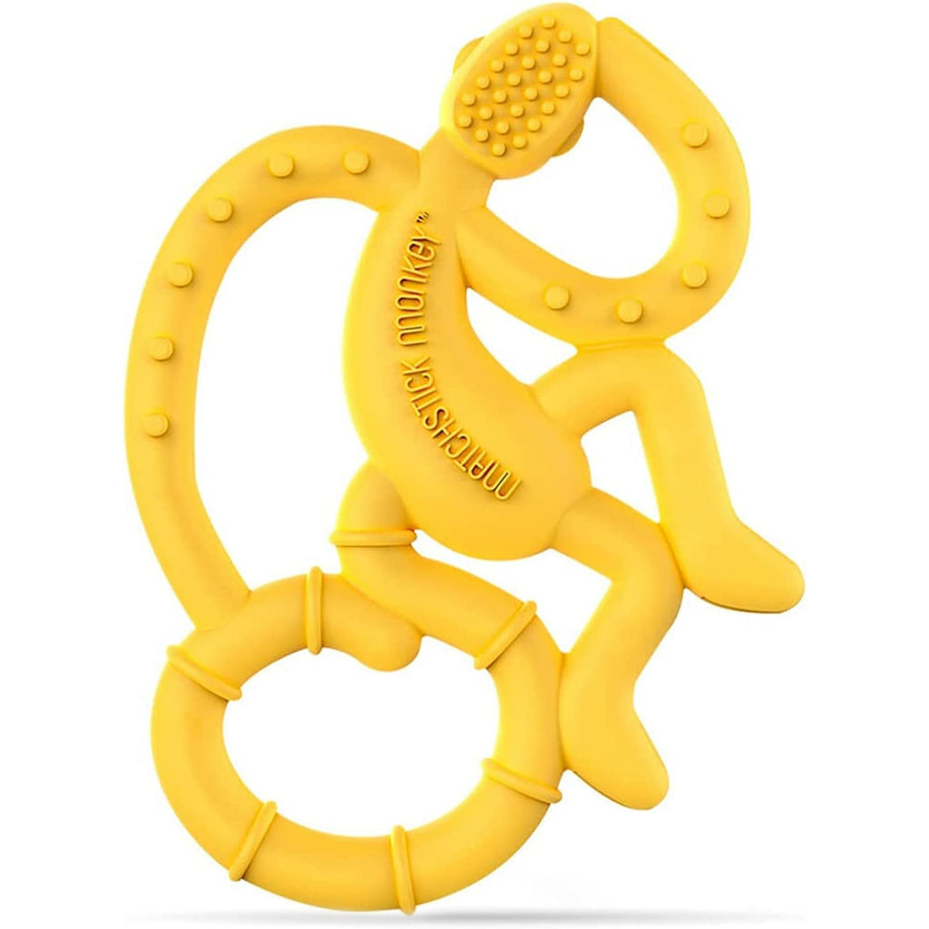 Matchstick Monkey Mini Monkey Teether Yellow Age-3 Months & Above