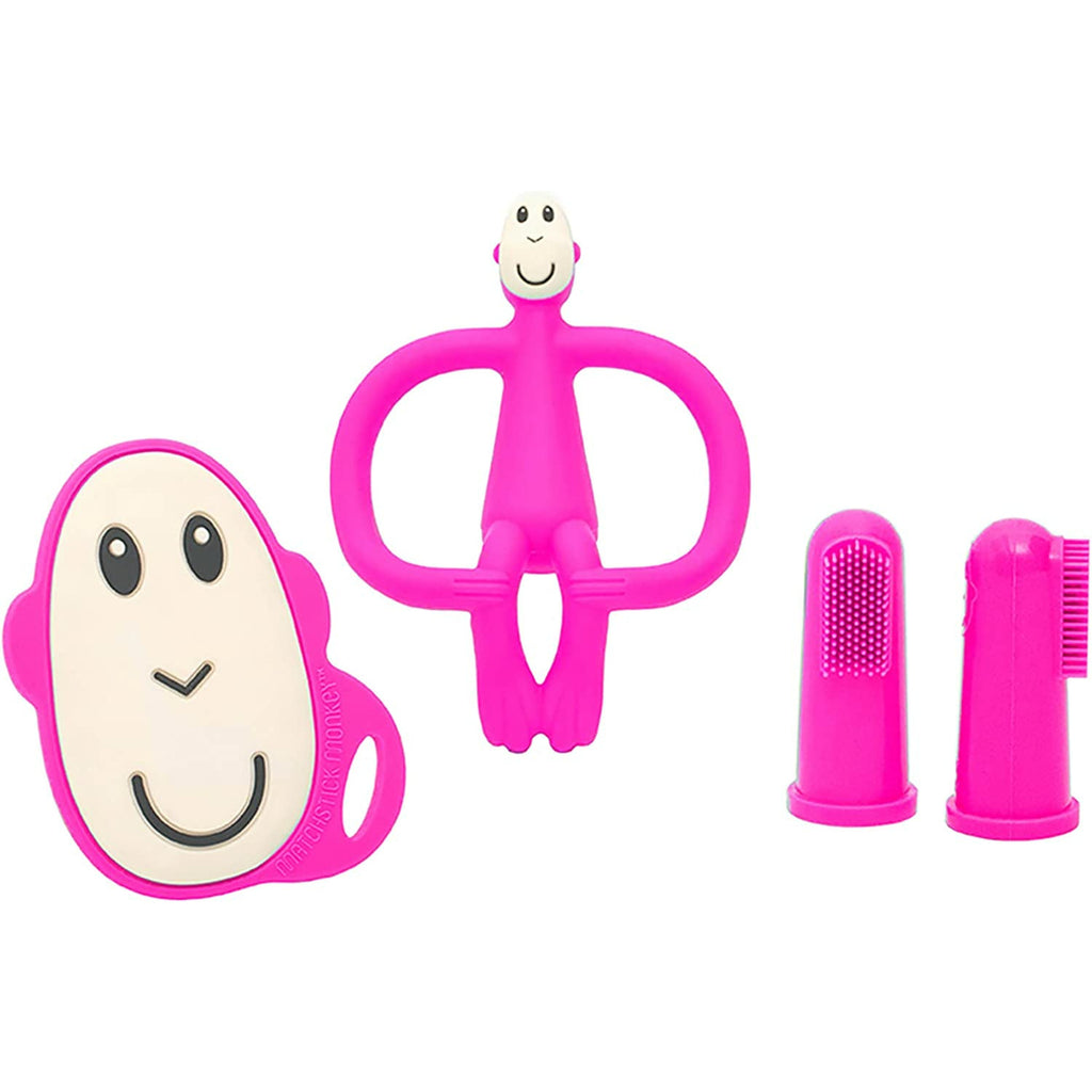 Matchstick Monkey Starter Set Pink Age-3 Months to 12 Months
