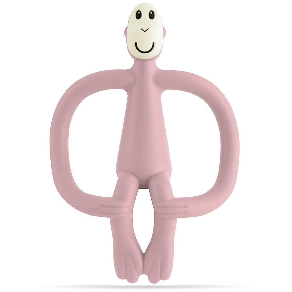 Matchstick Monkey Teether Dusty Pink Age-3 Months & Above