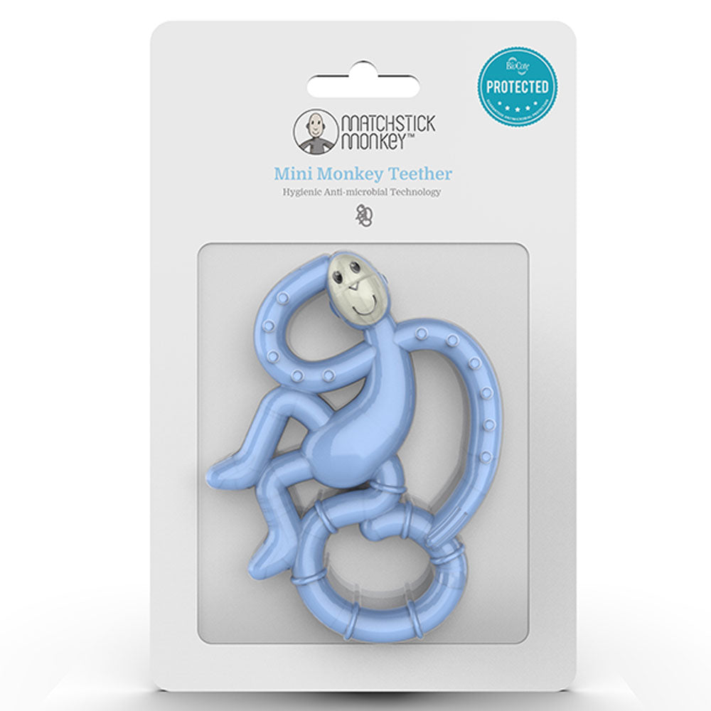 Matchstick Monkey Teether Light Blue Age-3 Months & Above