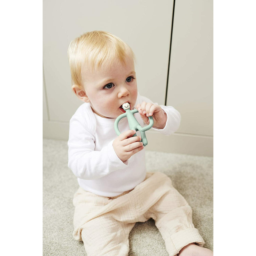Matchstick Monkey Teether Mint Green Age-3 Months & Above
