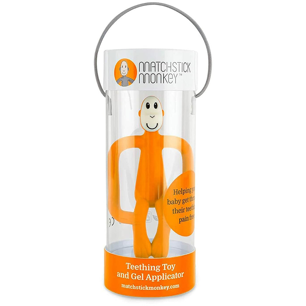 Matchstick Monkey Teether Orange Age-3 Months & Above