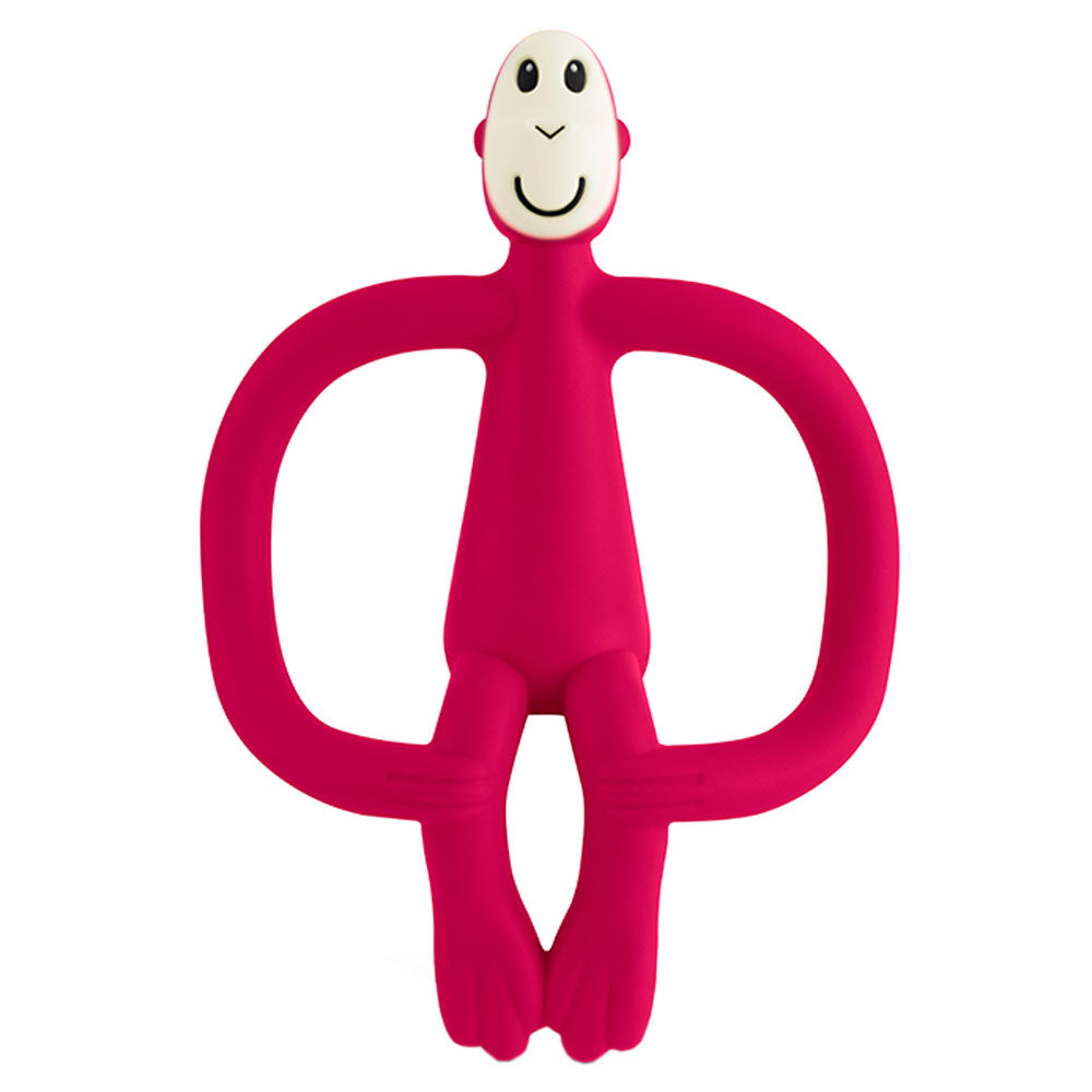 Matchstick Monkey Teether Rubine Pink Age-3 Months & Above