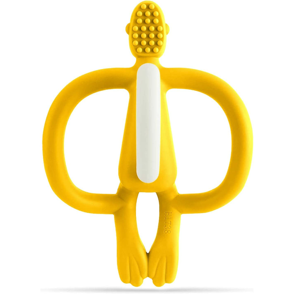 Matchstick Monkey Teether Yellow Age-3 Months & Above