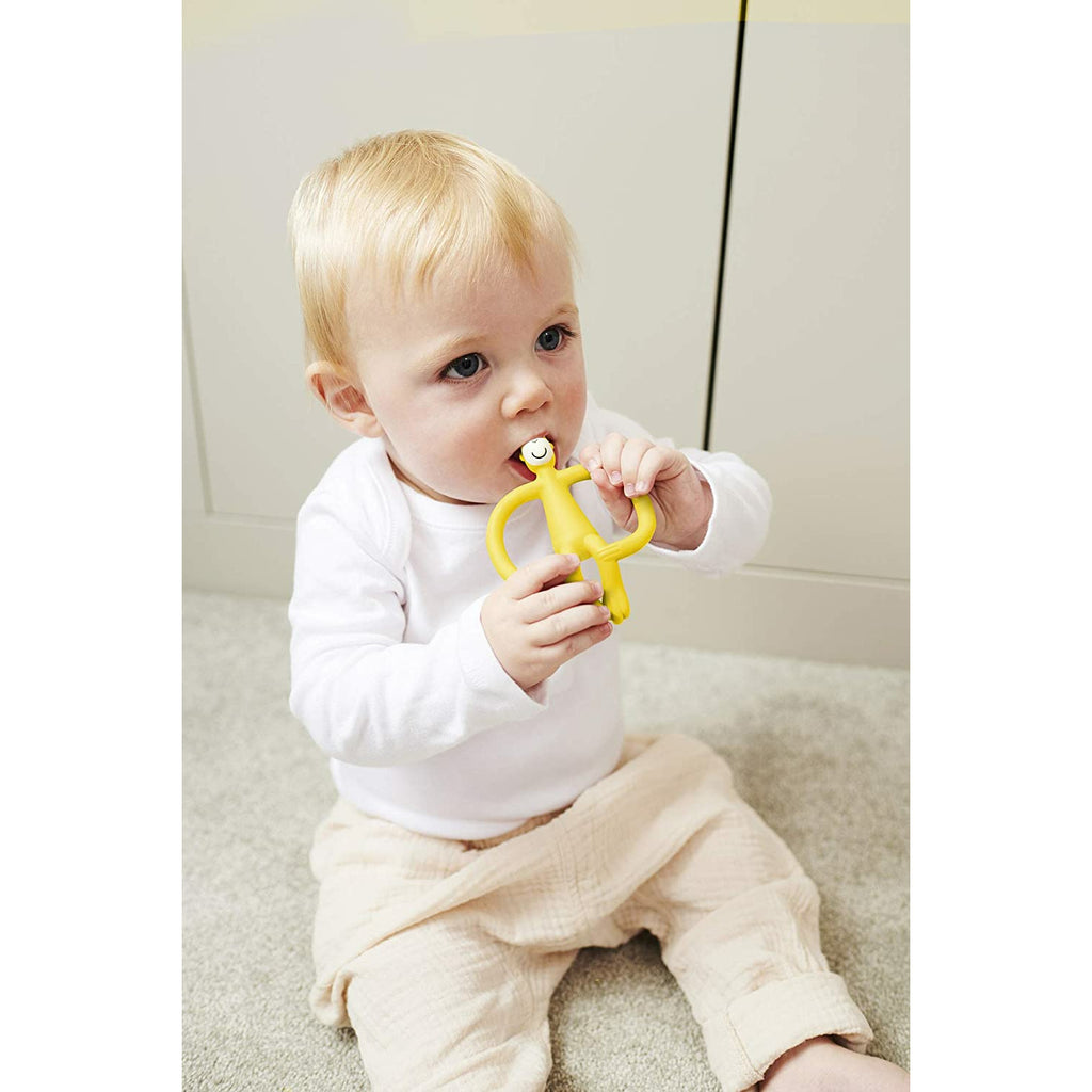 Matchstick Monkey Teether Yellow Age-3 Months & Above