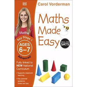 Maths Made Easy: Advanced Learning Book (Key Stage 1)  Age- 6 Years to 7 Years