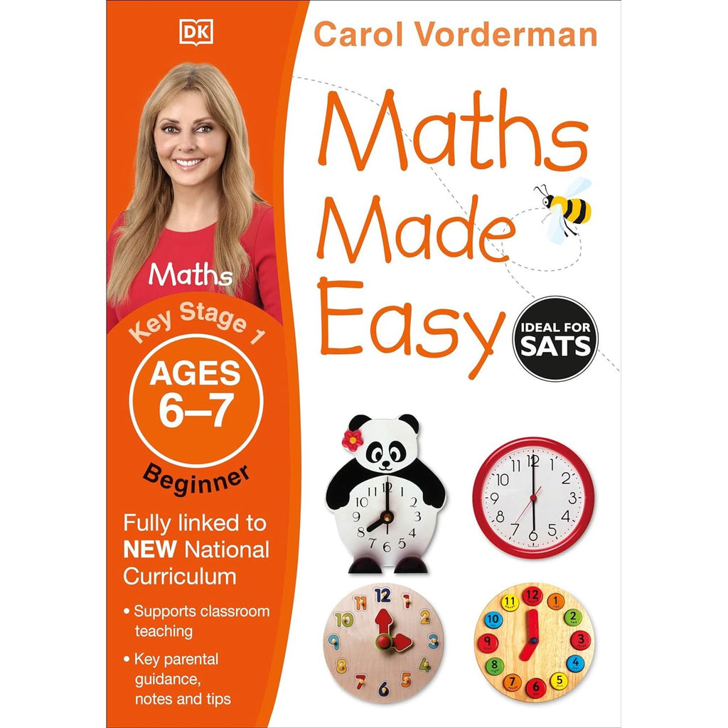 Maths Made Easy Key Stage 1 Beginner Paperback  Learning Book Age- 6 Years to 7 Years