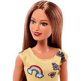 Mattel Barbie Doll with Modern Yellow Dress 3Y+