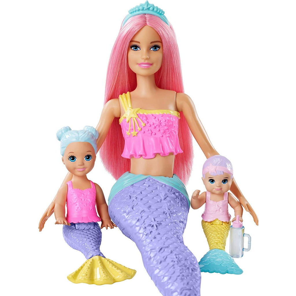 Mattel Barbie Fashionistas Doll with Metallic Denim Skirt Overalls 3Y+