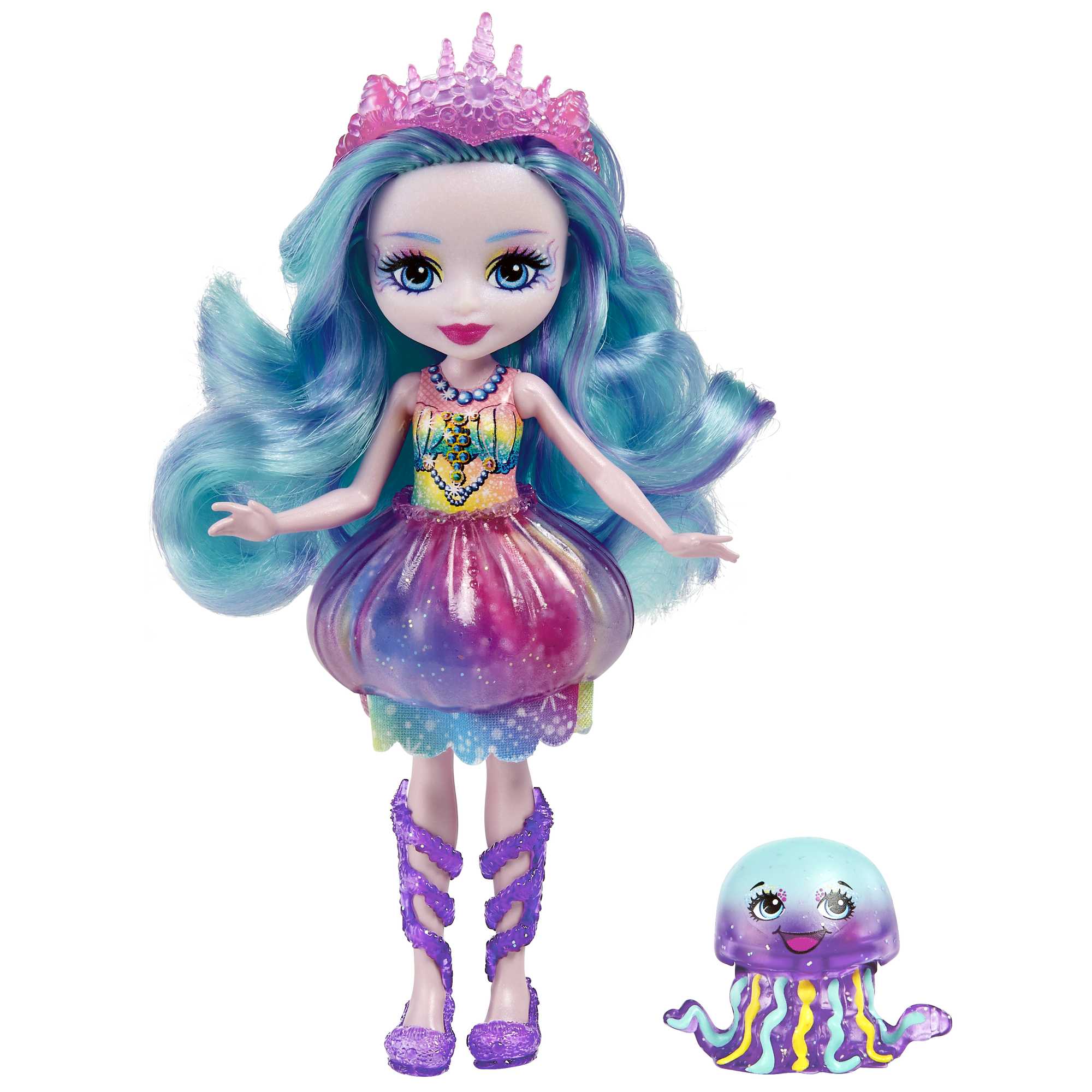 Mattel Enchantimals Royals Medusa Doll Jellyfish Hff34 Age 4 Years Above Peekaboo