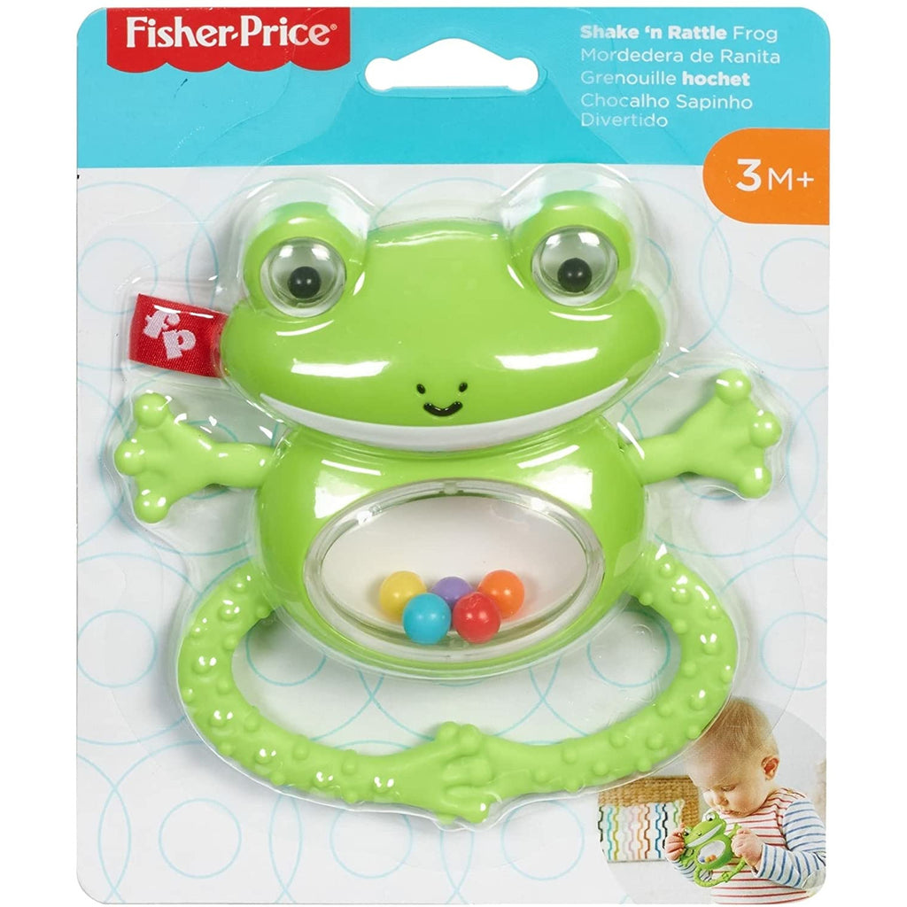 Mattel Fisher-Price Shake n Rattle Frog Green 3M+