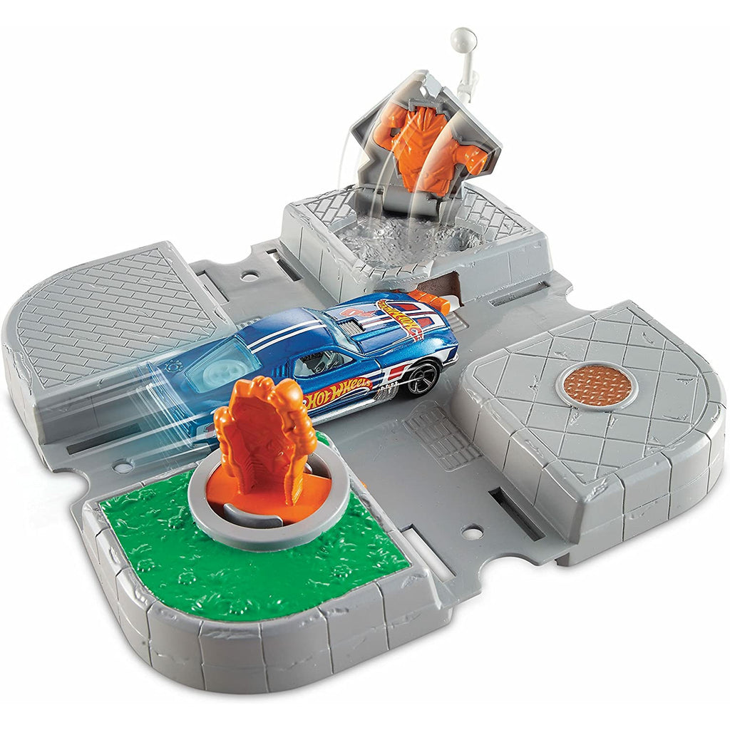 Mattel Hot Wheels Cyborg Crossing Track Set 4Y+