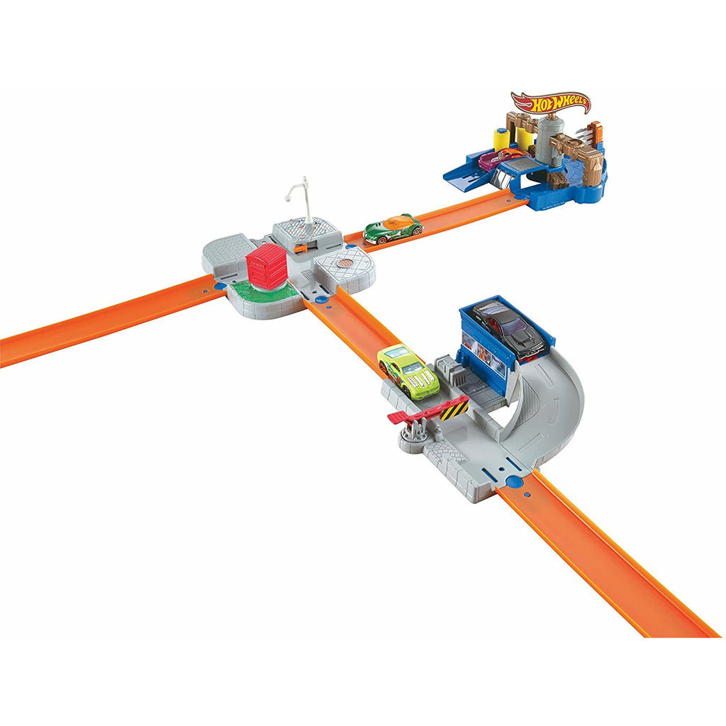 Mattel Hot Wheels Cyborg Crossing Track Set 4Y+