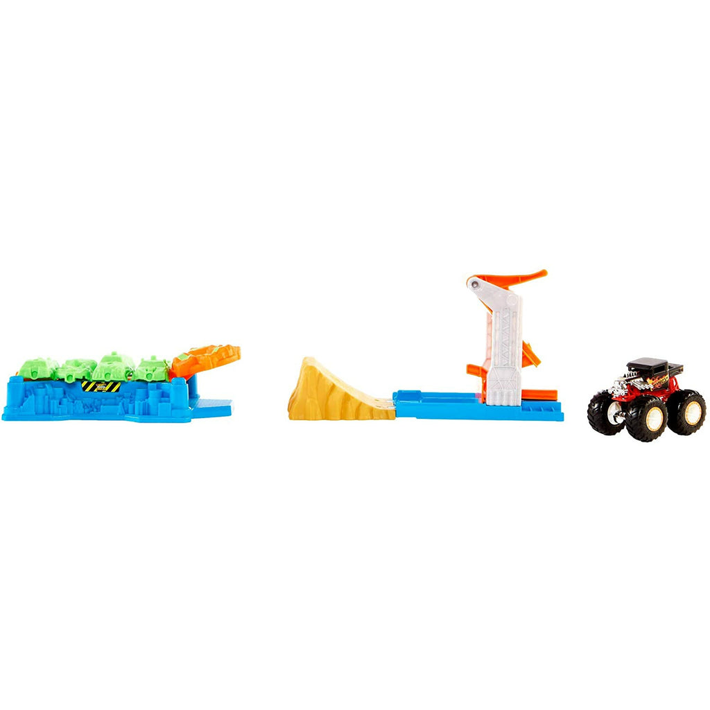 Mattel Hot Wheels® Monster Trucks Launch and Bash Play Set