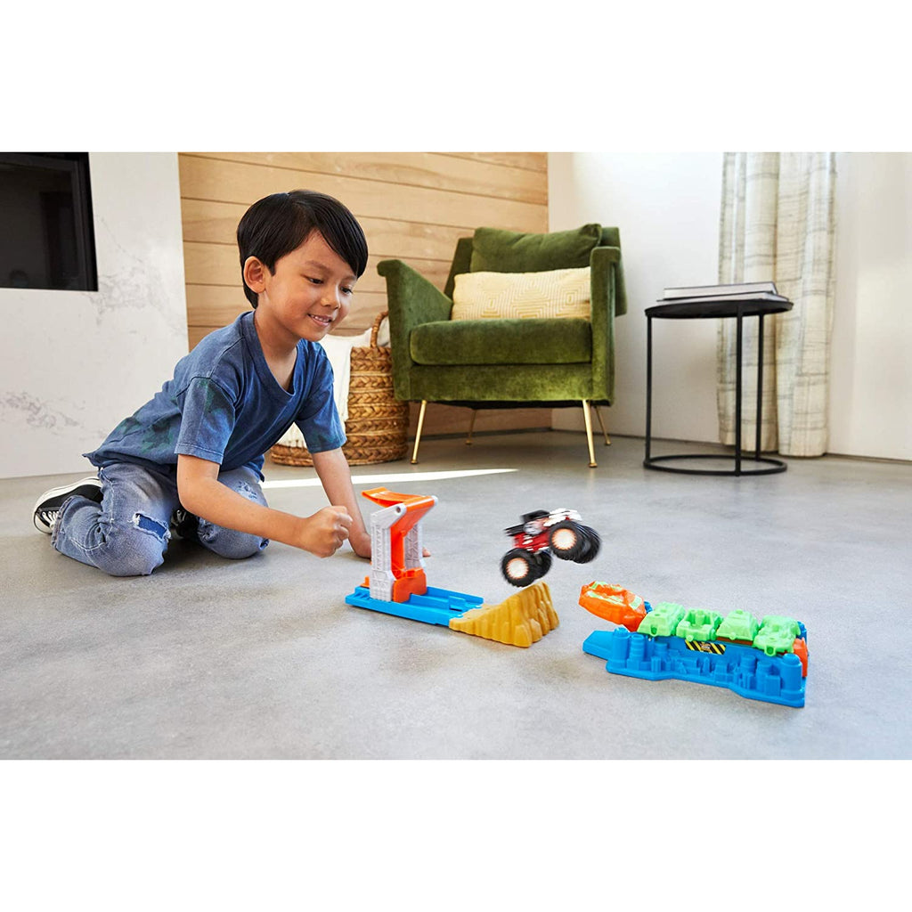 Mattel Hot Wheels® Monster Trucks Launch and Bash Play Set