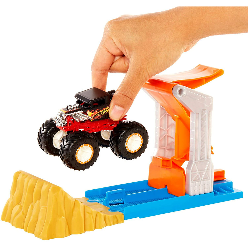 Mattel Hot Wheels® Monster Trucks Launch and Bash Play Set