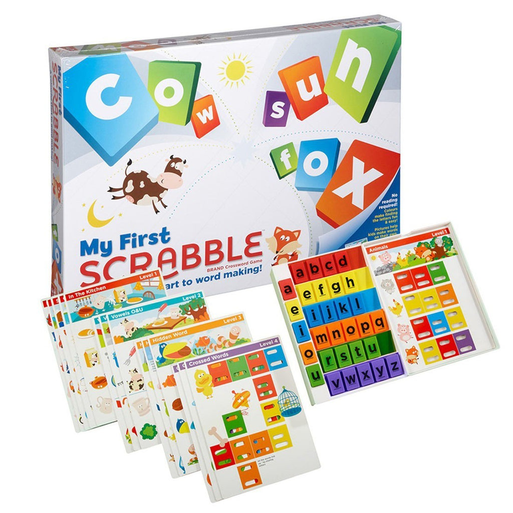 Mattel My First Scrabble Fun Kids Board Game Age- 3 Years to 6 Years