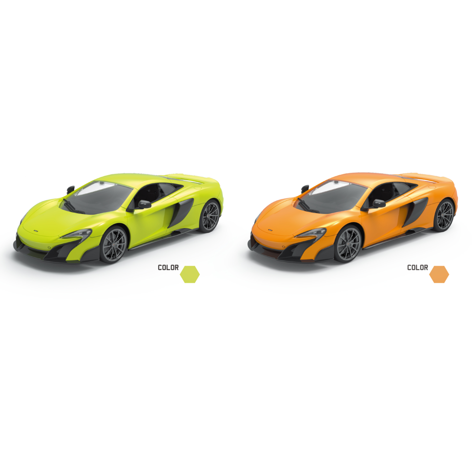 Mclaren 675LT with 1:18 Scale Toy Car with Remote Control Assorted Age- 5 Years & Above