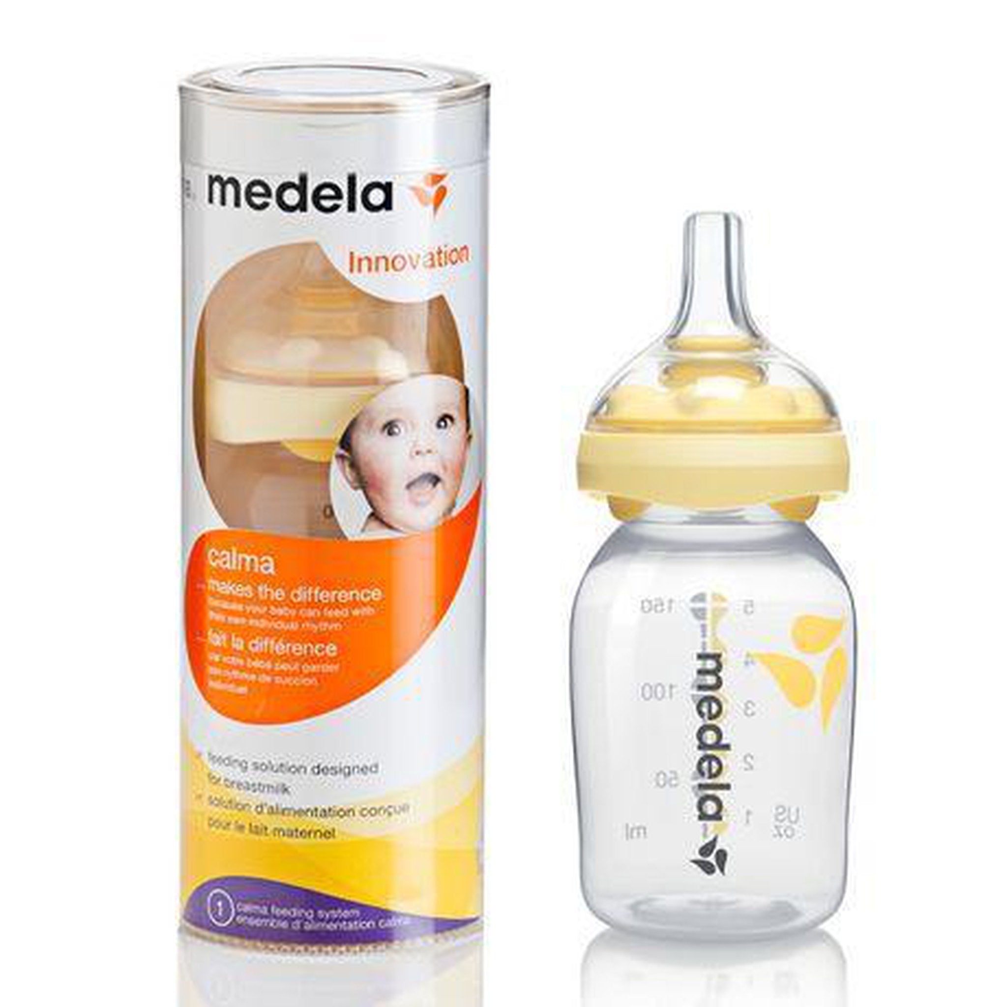 Medela calma shop nipple age