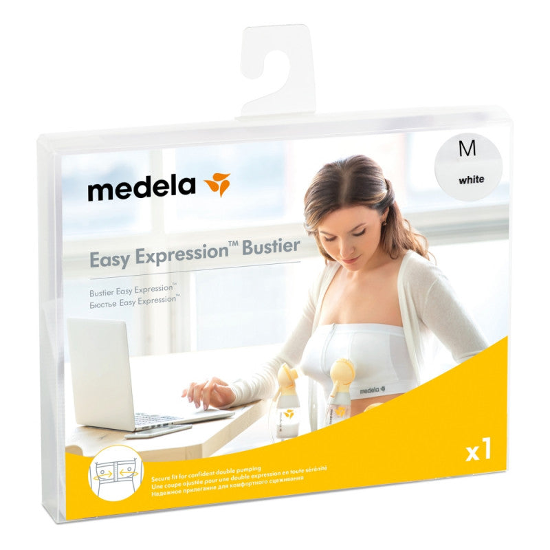 Medela Easy Expression Bustier - Size Medium White