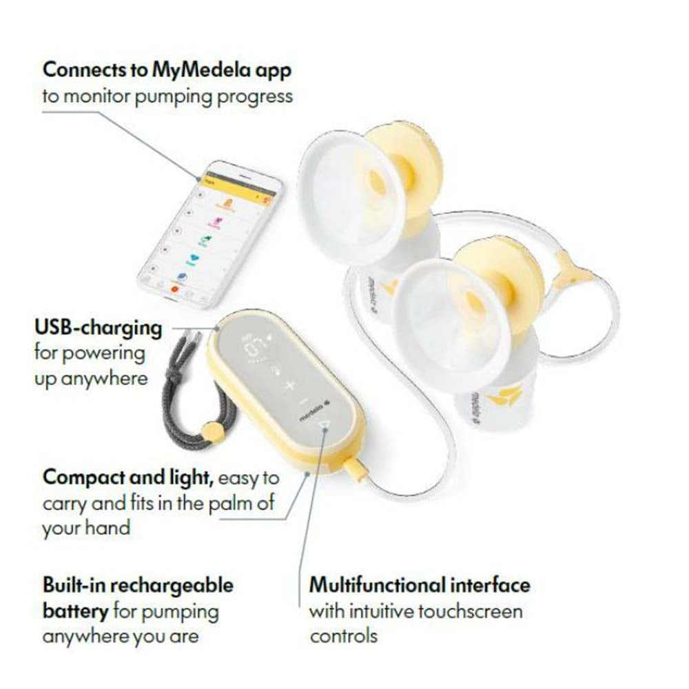 Medela Freestyle Flex Double Electric Breast Pump Bundle