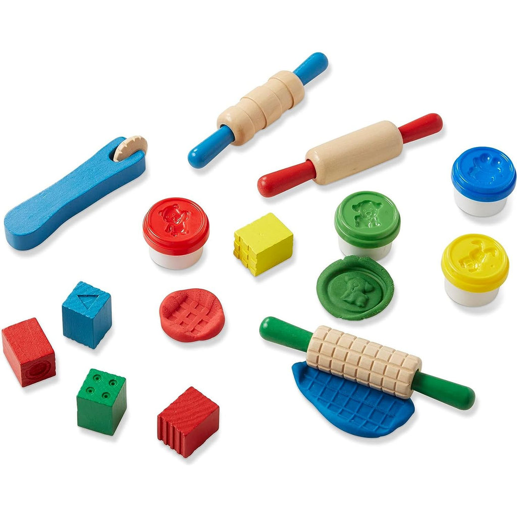 Melissa & Doug Created By Me! Shape, Model & Mold Modeling Dough Kit Age- 3 Years & Above
