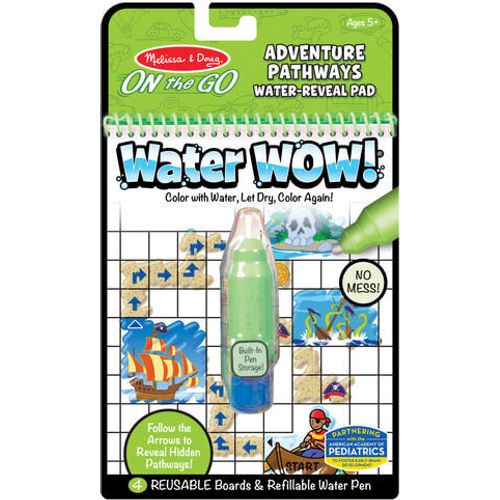 Melissa & Doug On The Go Water Wow Adventure Path Reusable Activity Pad  Age- 3 Years to 6 Years