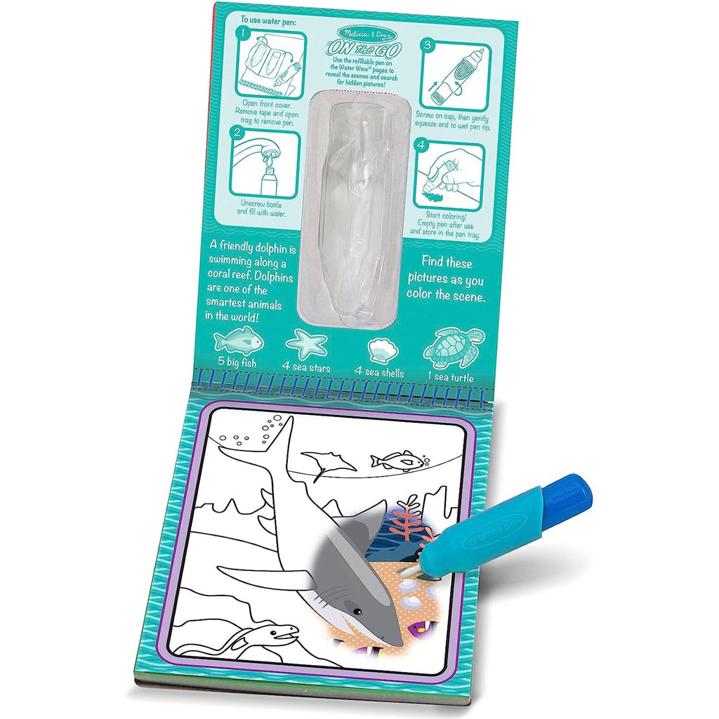 Melissa & Doug Water Wow Under The Sea Reusable Activity Pad  Age- 3 Years to 6 Years
