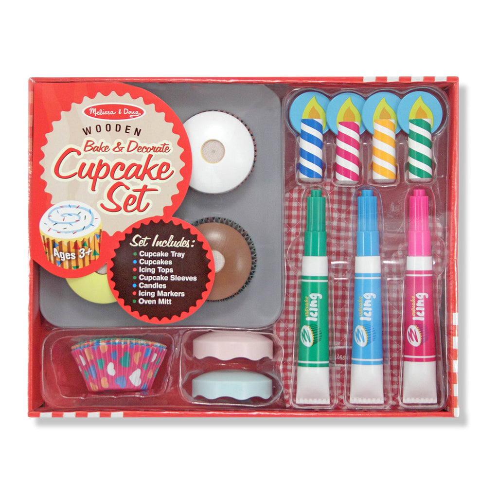 Melissa and Doug Bake & Decorate Cupcake Set MulticolorAge: 3 Years & Above