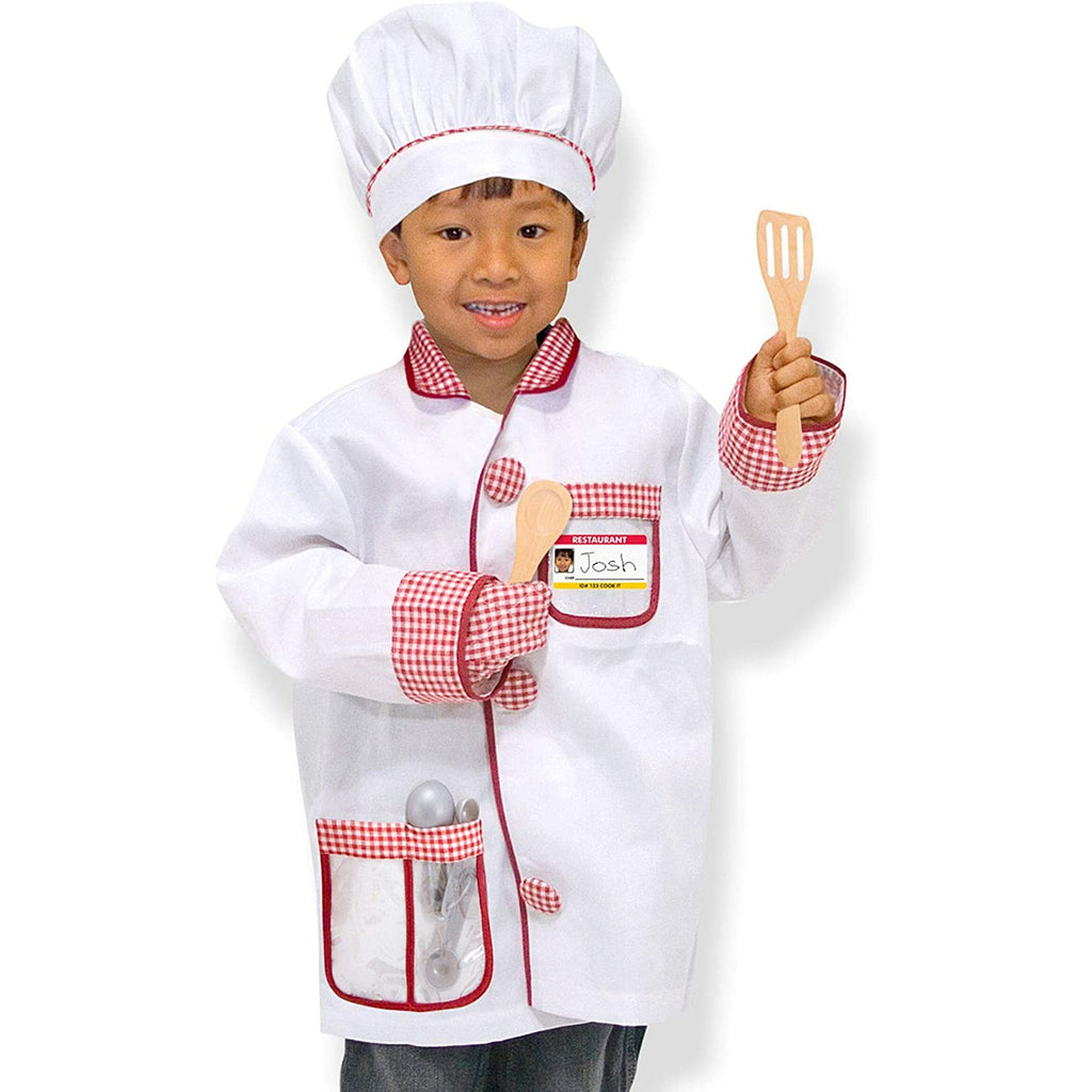 Melissa and Doug Chef Role Play Costume Set Age 3-6Y