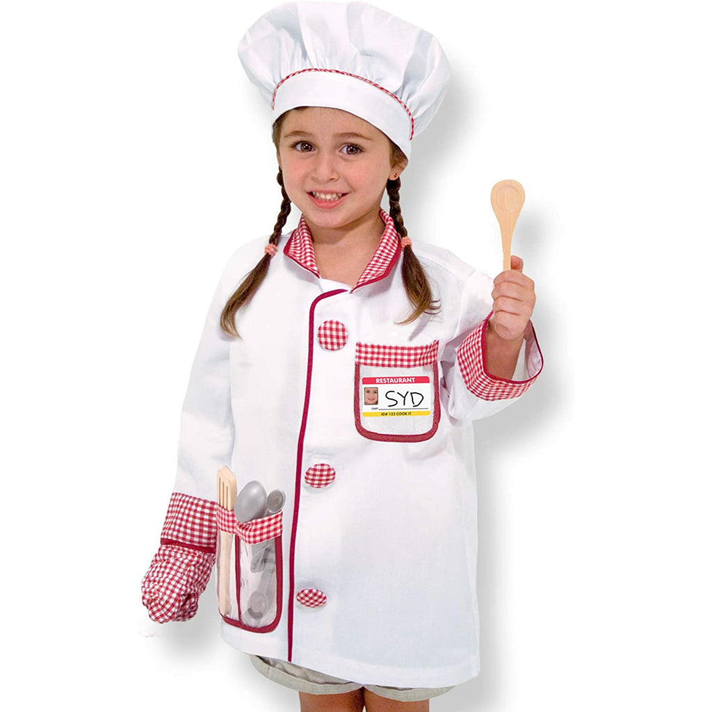 Melissa and Doug Chef Role Play Costume Set Age 3-6Y